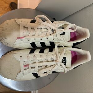 Adidas x Andre Saraiva Superstar Chalk White Black Sneakers Shoes